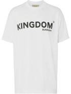 Burberry Kingdom Print Cotton T-shirt - White