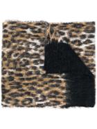 Michael Michael Kors Leopard Print Scarf - Neutrals