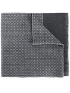 Salvatore Ferragamo - Interlocked Gancini Scarf - Men - Wool - One Size, Grey, Wool