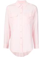 Equipment Classic Shirt, Women's, Size: Small, Pink/purple, Silk