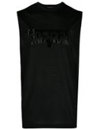 Dsquared2 Logo Patch Tank Top - Black