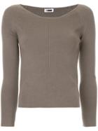 H Beauty & Youth Round Neck Jumper - Green