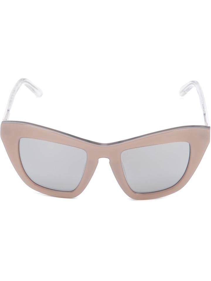 Vera Wang Laurice Sunglasses, Women's, Pink/purple, Acetate