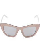 Vera Wang Laurice Sunglasses, Women's, Pink/purple, Acetate