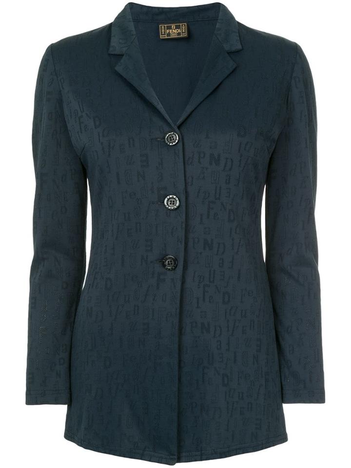 Fendi Vintage Long Sleeve Jacket - Blue