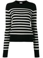 Saint Laurent - Striped Jumper - Women - Cashmere - S, Black, Cashmere