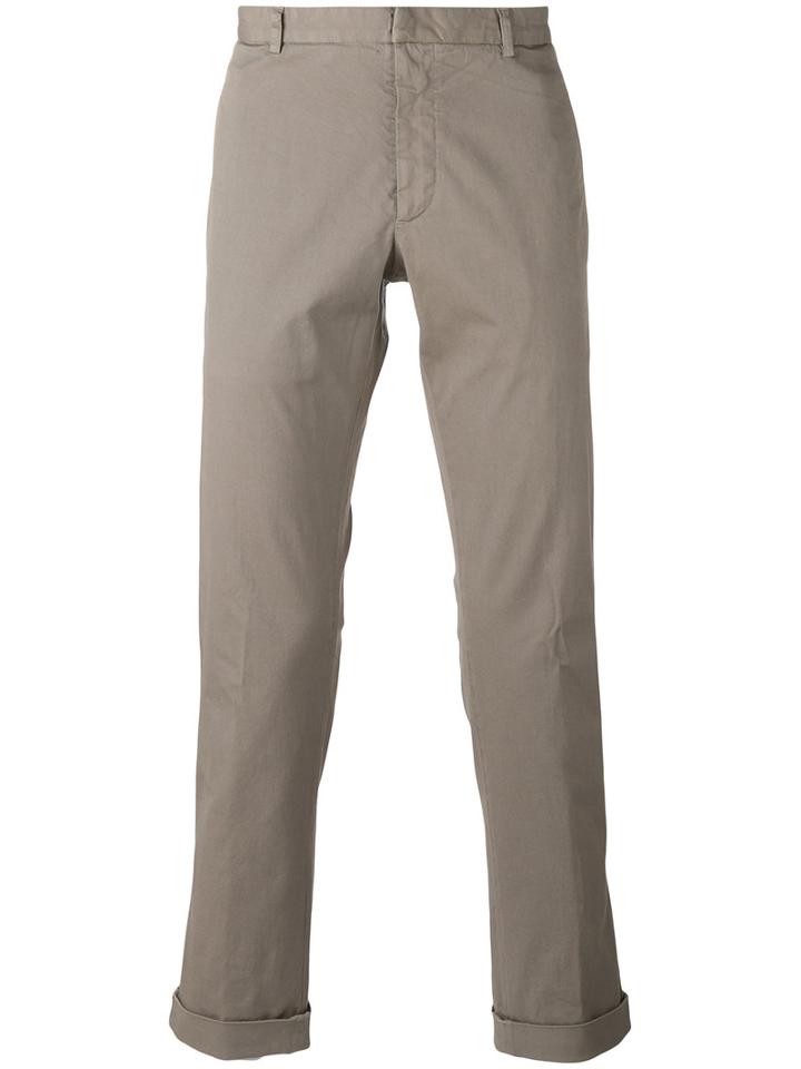 Adriano Trousers - Men - Cotton/spandex/elastane - 52, Nude/neutrals, Cotton/spandex/elastane, Jil Sander