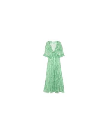 We Are Leone Cross Print Ruby Ruffle - Unavailable
