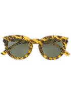 Saint Laurent Eyewear - 'sl 102' Sunglasses - Women - Acetate - 47, Yellow/orange, Acetate