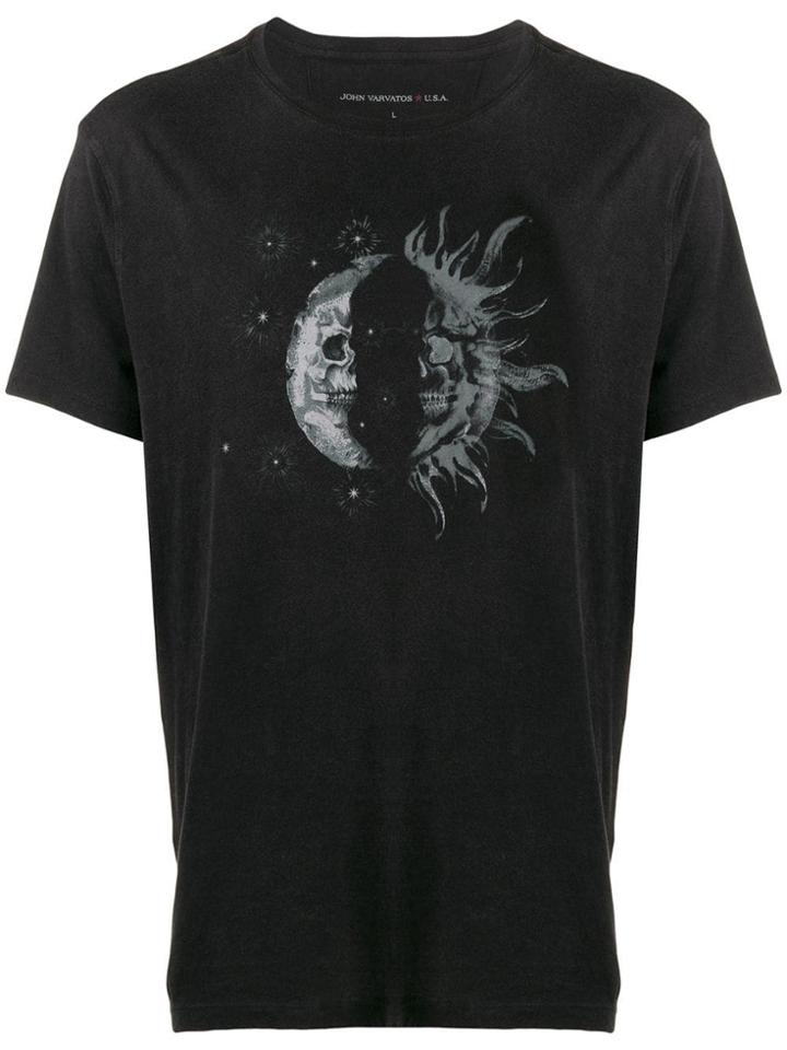John Varvatos Star Usa Moon & Sun T-shirt - Black