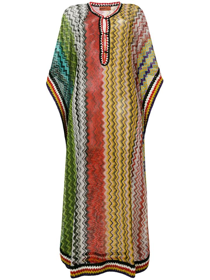 Missoni Mare Long Zigzag Beach Dress - Multicolour