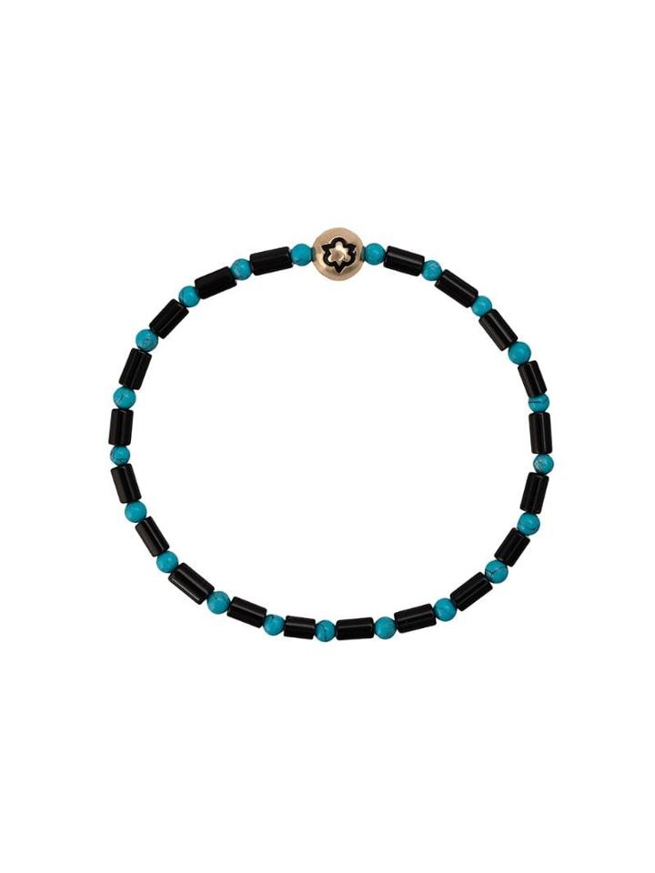 Luis Morais Trinity Enameled Bracelet - Black