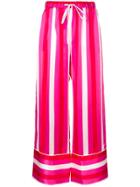 Maggie Marilyn Striped Palazzo Trousers - Pink
