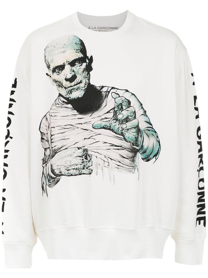 À La Garçonne Mummy Oversized Jumper - White