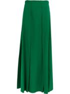 Maison Rabih Kayrouz High-waisted Pleated Skirt - Green
