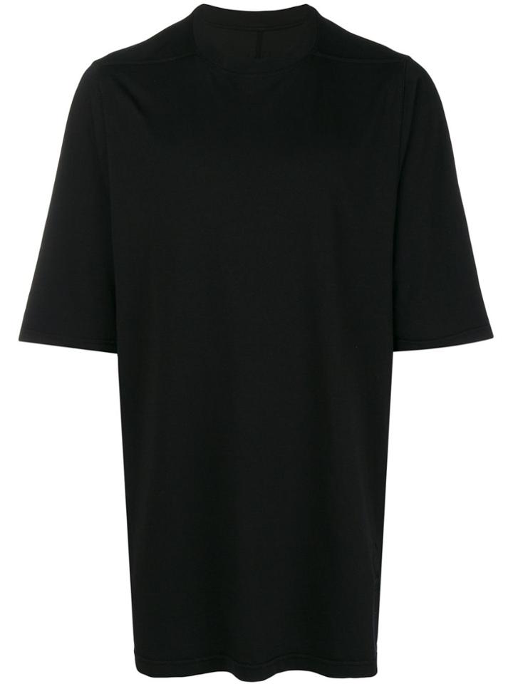 Rick Owens Drkshdw Longline Plain T-shirt - Black