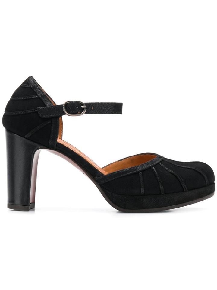 Chie Mihara Capi Ankle Strap Pumps - Black