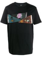 Ps Paul Smith Contrast Print T-shirt - Black