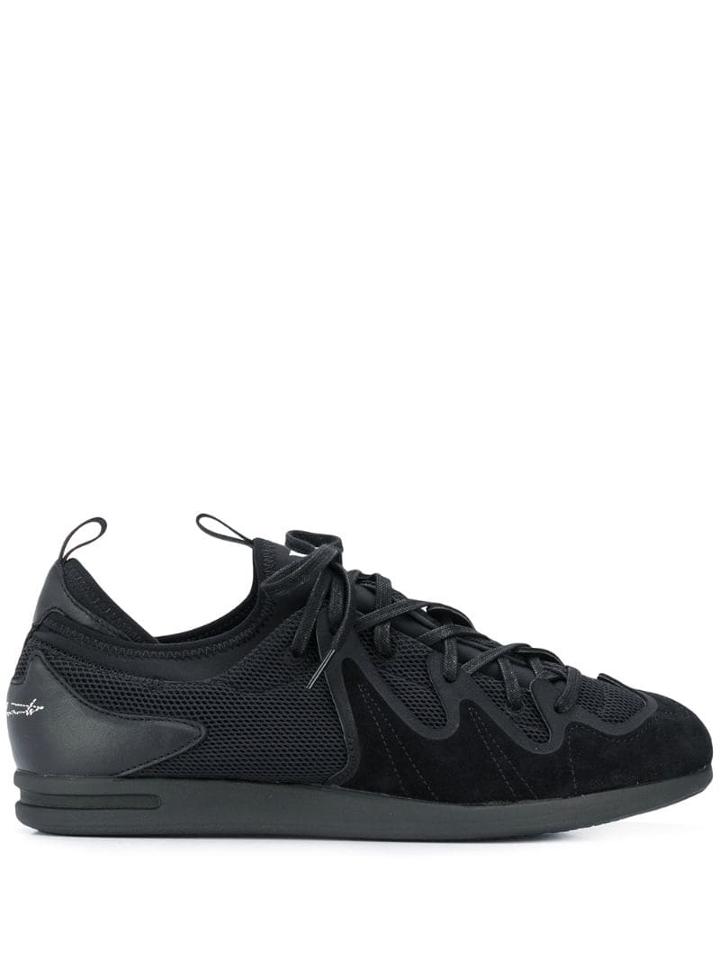 Y-3 Mesh Upper Sneakers - Black