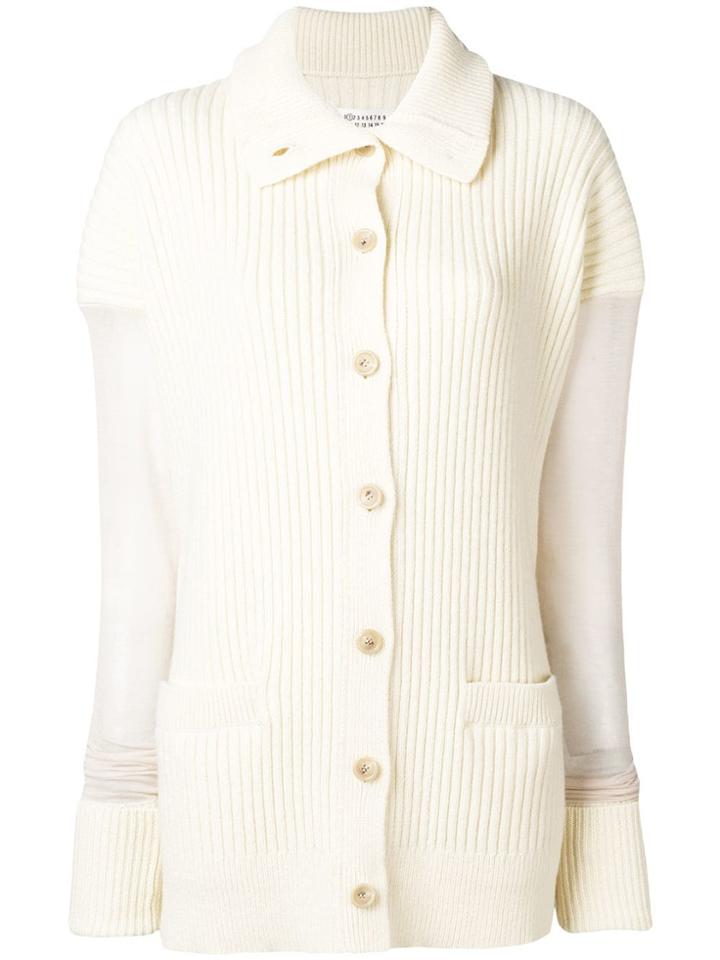 Maison Margiela Longsleeved Elongated Sweater - Nude & Neutrals