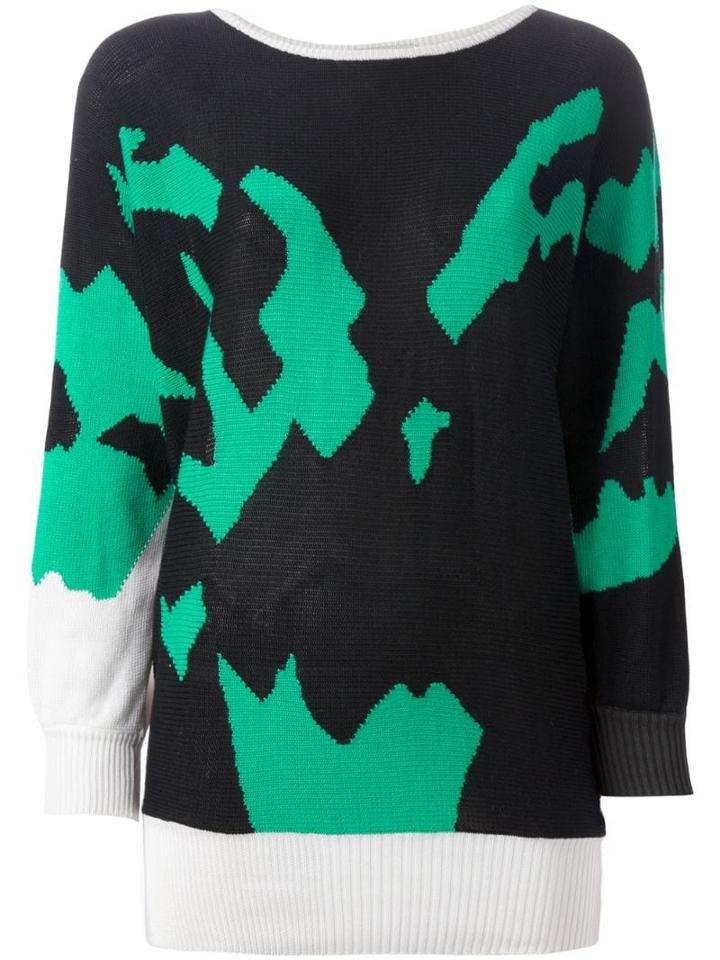 Versace Pre-owned Intarsia Sweater - Black