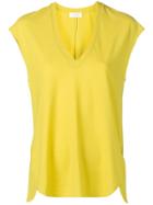 Zanone V-neck Tank Top - Green