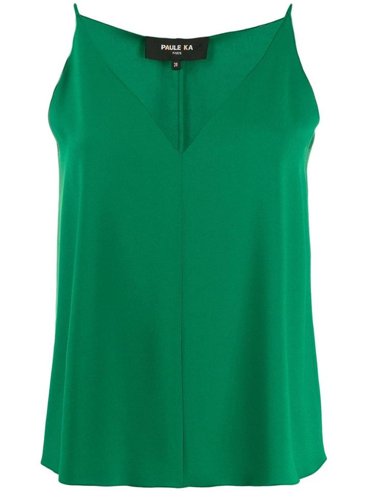 Paule Ka Loose-fit Sleeveless Top - Green
