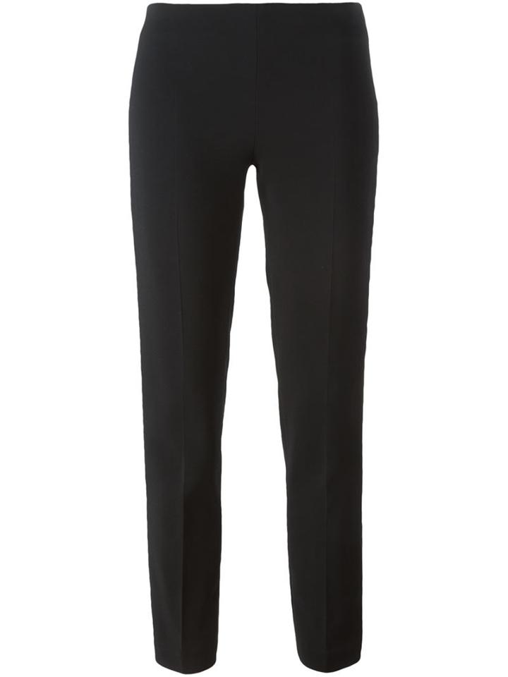 Iceberg Slim Fit Trousers, Women's, Size: 40, Black, Viscose/spandex/elastane