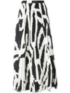 Mcq Alexander Mcqueen Wrap Kilt Pinstripe Skirt - Black