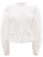 Jw Anderson Frilled Blouse - White