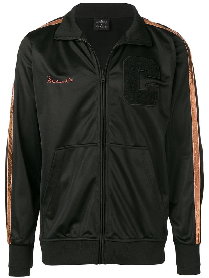 Marcelo Burlon County Of Milan Letterman Jacket - Black