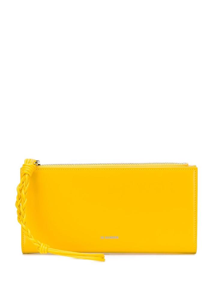 Jil Sander Single Practical Wallet - Yellow
