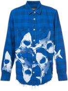 Amiri Print Long-sleeve Shirt - Blue