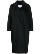 Max Mara Oversized Coat - Black