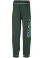 Palace Logo Embroidered Track Trousers - Green