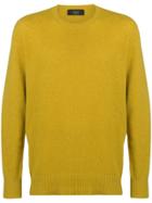 Maison Flaneur Round Neck Sweater - Yellow