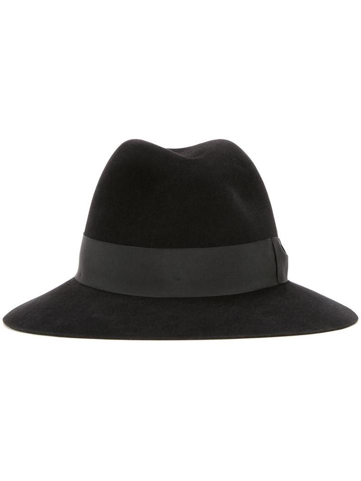 Kijima Takayuki Lower Crown Hat, Men's, Size: 59, Black, Rabbit Felt