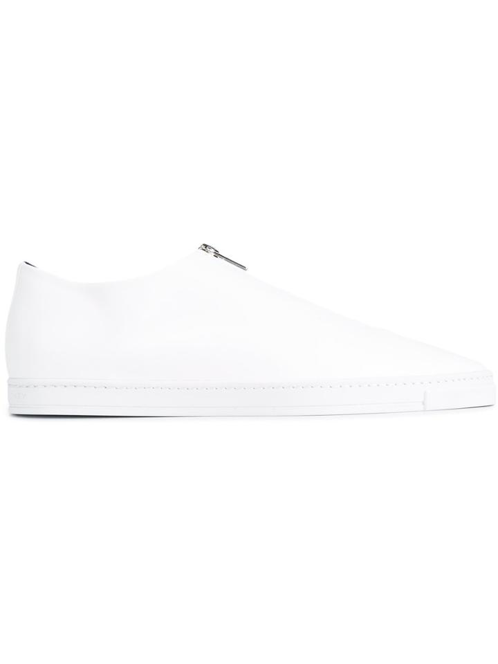 Stella Mccartney Medusa Zip Loafers - White
