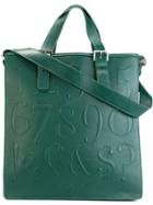 Assouline Didot Bookbag Tote, Adult Unisex, Green, Calf Leather