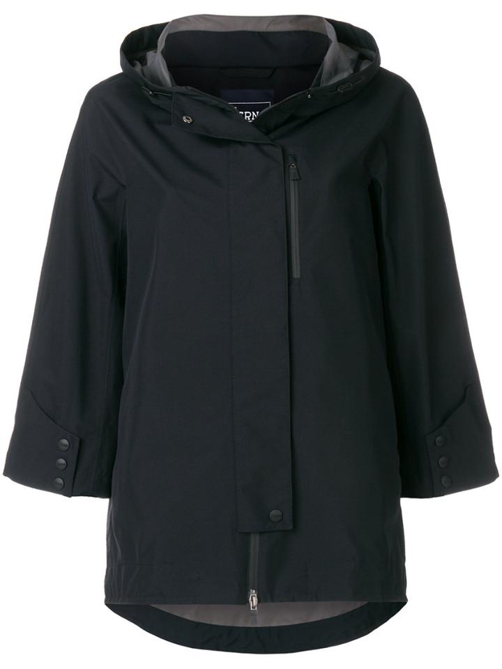 Herno Cropped Hooded Jacket - Blue
