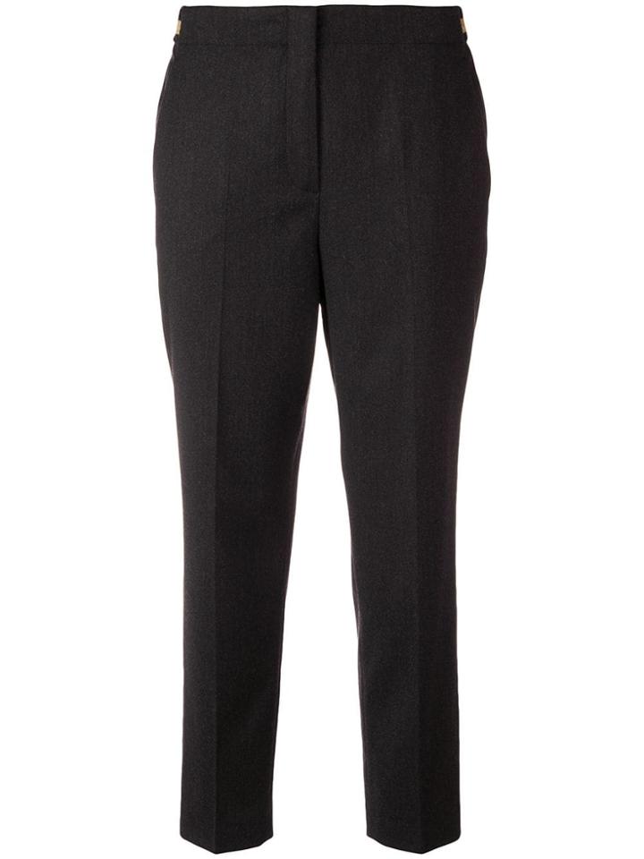 Luisa Cerano Cropped Slim-fit Trousers - Grey