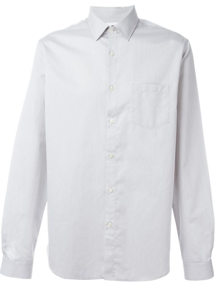 Hope Classic Button Down Shirt, Men's, Size: 50, Grey, Cotton