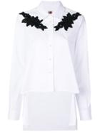 I'm Isola Marras Lace Appliqué Shirt - White