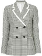 Sara Battaglia Double Breasted Jacket - Black