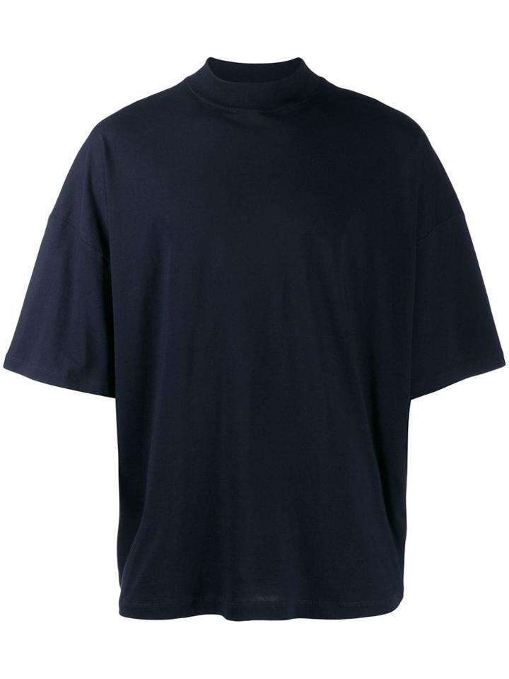 Jil Sander Oversized Crew Neck T-shirt - Blue
