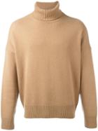 Ami Alexandre Mattiussi - Turtle-neck Jumper - Men - Cashmere/wool - Xl, Nude/neutrals, Cashmere/wool