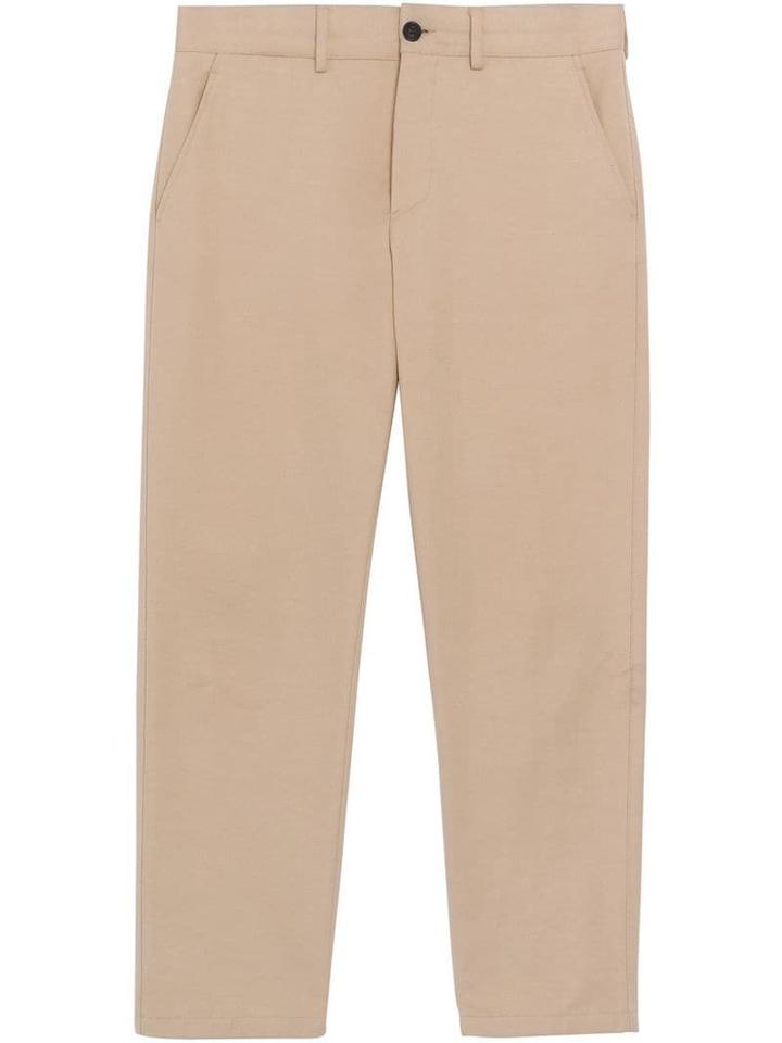 Burberry Straight-leg Trousers - Neutrals