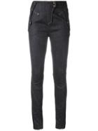 Esteban Cortazar Denim Skinny Trousers, Women's, Size: 38, Blue, Cotton/spandex/elastane