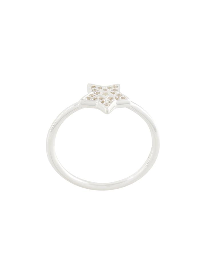 Astley Clarke Mini Star Ring - Metallic