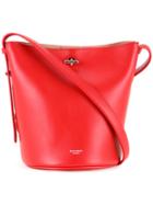 Rochas Mini Bucket Crossbody Bag, Women's, Red, Calf Leather